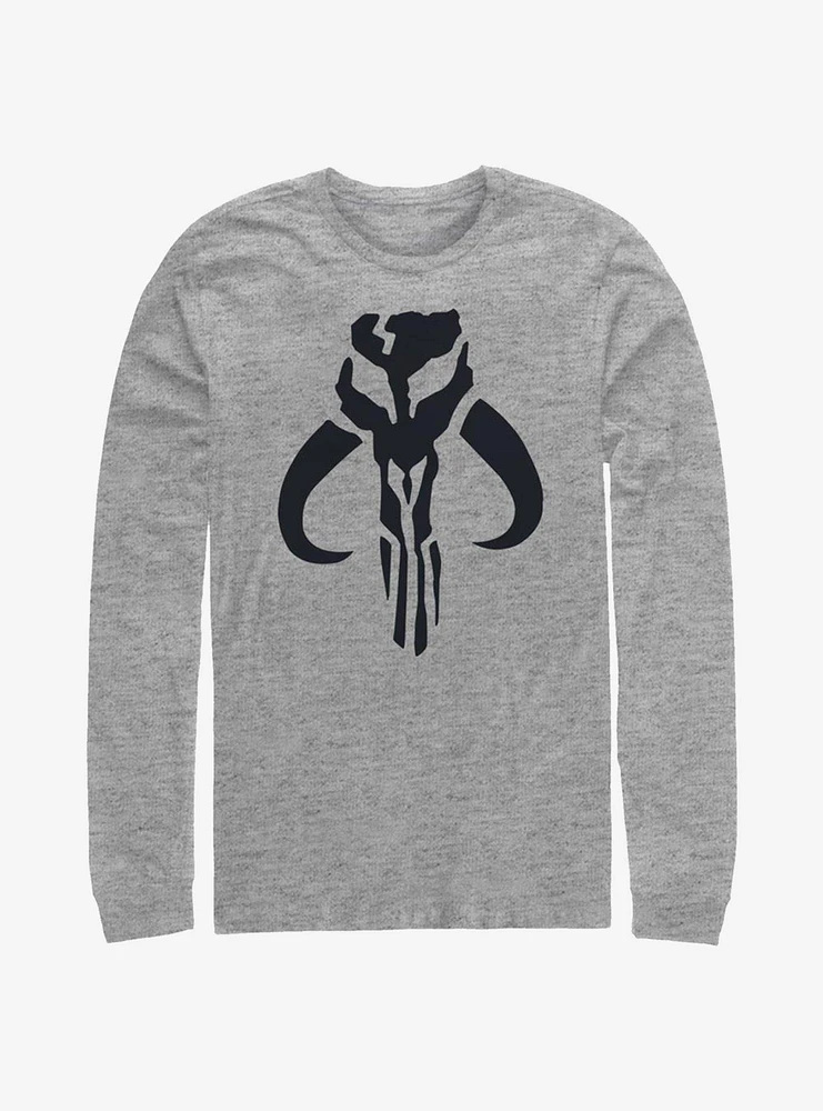 Star Wars The Mandalorian Simple Symbol Long-Sleeve T-Shirt