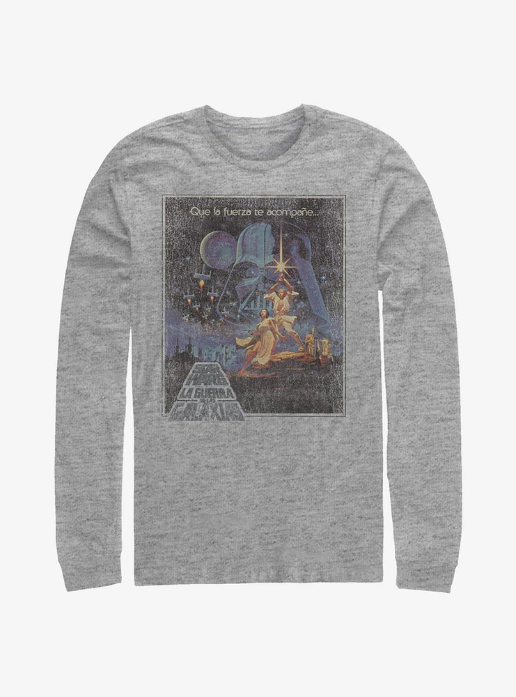 Star Wars Que La Fuerza Long-Sleeve T-Shirt