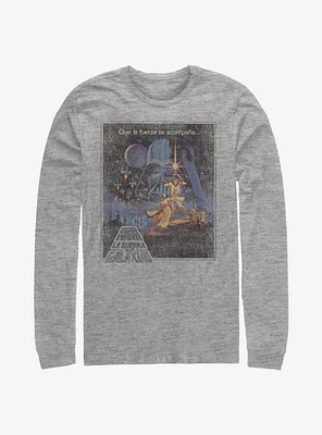 Star Wars Que La Fuerza Long-Sleeve T-Shirt