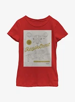 Star Wars The Mandalorian R.Crest Youth Girls T-Shirt