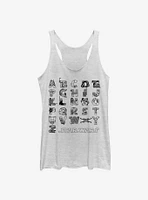 Star Wars Alpha Soup Womens Tank Top