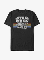Star Wars Vintage Falcon Stripes T-Shirt