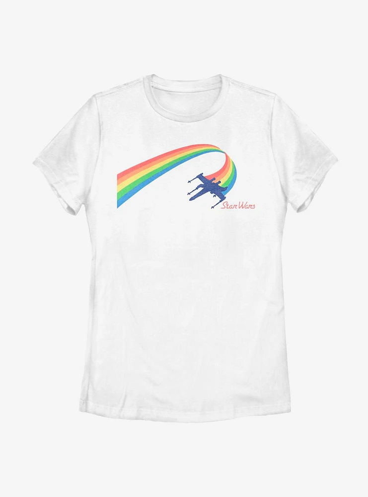 Star Wars Rainbow Flight Womens T-Shirt