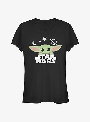 Star Wars The Mandalorian Child Cute Stars Girls T-Shirt