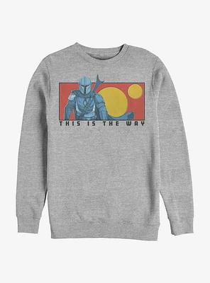 Star Wars The Mandalorian This Is Mando Way Crew Sweatshirt