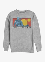 Star Wars The Mandalorian This Is Mando Way Crew Sweatshirt