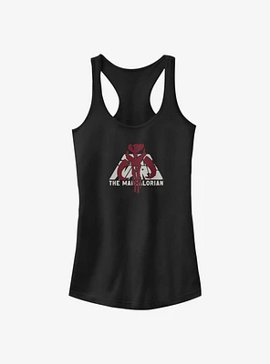 Star Wars The Mandalorian Mando Logo Girls Tank