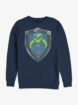 Star Wars The Mandalorian Mando Shield Crew Sweatshirt