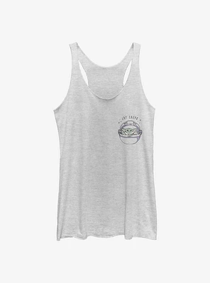 Star Wars The Mandalorian Child Outline Badge Girls Tank