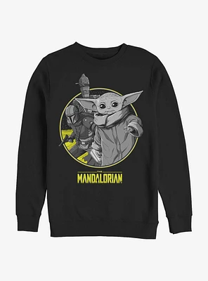 Star Wars The Mandalorian Way Team Frame Crew Sweatshirt