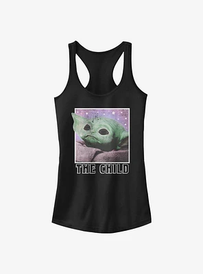 Star Wars The Mandalorian Child Cosmic Frame Girls Tank