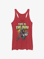 Star Wars The Mandalorian Mando Way Splatter Girls Tank