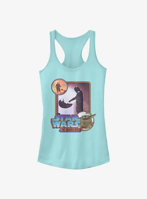 Star Wars The Mandalorian Retro Mando Scenes Girls Tank