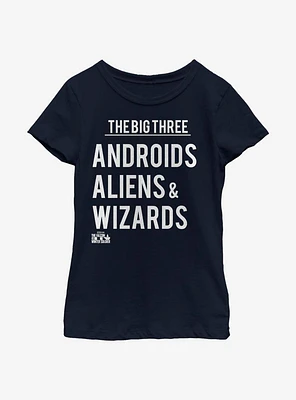 Marvel The Falcon And Winter Soldier Big Three Youth Girls T-Shirt