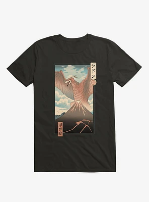 Irradiated Kaiju Ukiyo-E Black T-Shirt