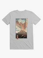 Irradiated Kaiju Ukiyo-E Ice Grey T-Shirt