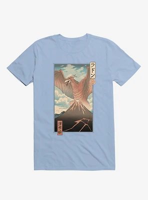 Irradiated Kaiju Ukiyo-E Light Blue T-Shirt