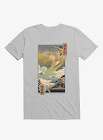 Monster Zero Ukiyo-E Ice Grey T-Shirt