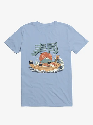 Sushi Pop Boat Light Blue T-Shirt
