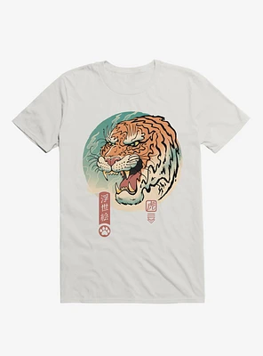 Tiger Ukiyo-E White T-Shirt