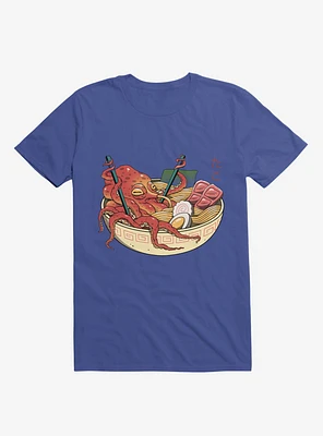 Tako Octopus Ramen Royal Blue T-Shirt