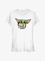 Star Wars The Mandalorian Child Paint Girls T-Shirt