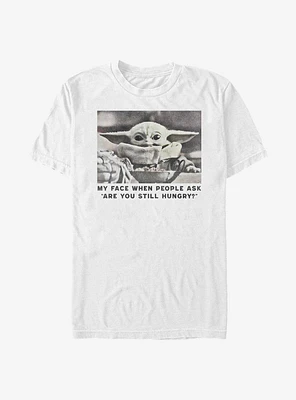 Star Wars The Mandalorian Child Still Hungry T-Shirt