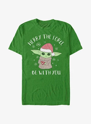 Star Wars The Mandalorian Child Christmas T-Shirt
