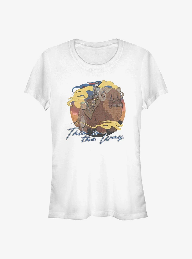 Star Wars The Mandalorian Bantha Race Girls T-Shirt