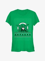 Star Wars The Mandalorian Holiday Child Ugly Girls T-Shirt