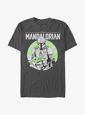 Star Wars The Mandalorian Child And Rider T-Shirt