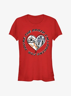 Star Wars: The Last Jedi You're Droid Girls T-Shirt