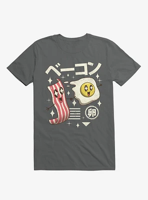 Kawaii Breakfast Charcoal T-Shirt