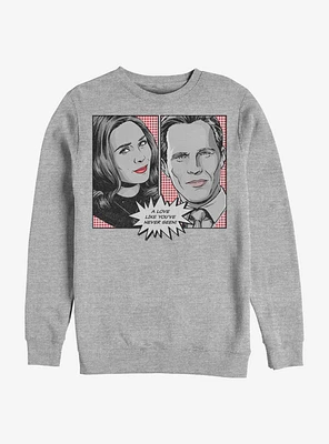 Marvel WandaVision Pop Art Crew Sweatshirt