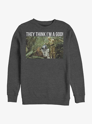 Star Wars C-3PO God Crew Sweatshirt