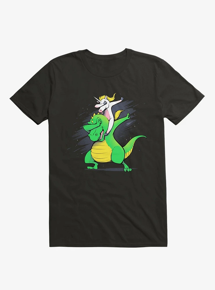 Unicorn T-Rex Dabbing T-Shirt