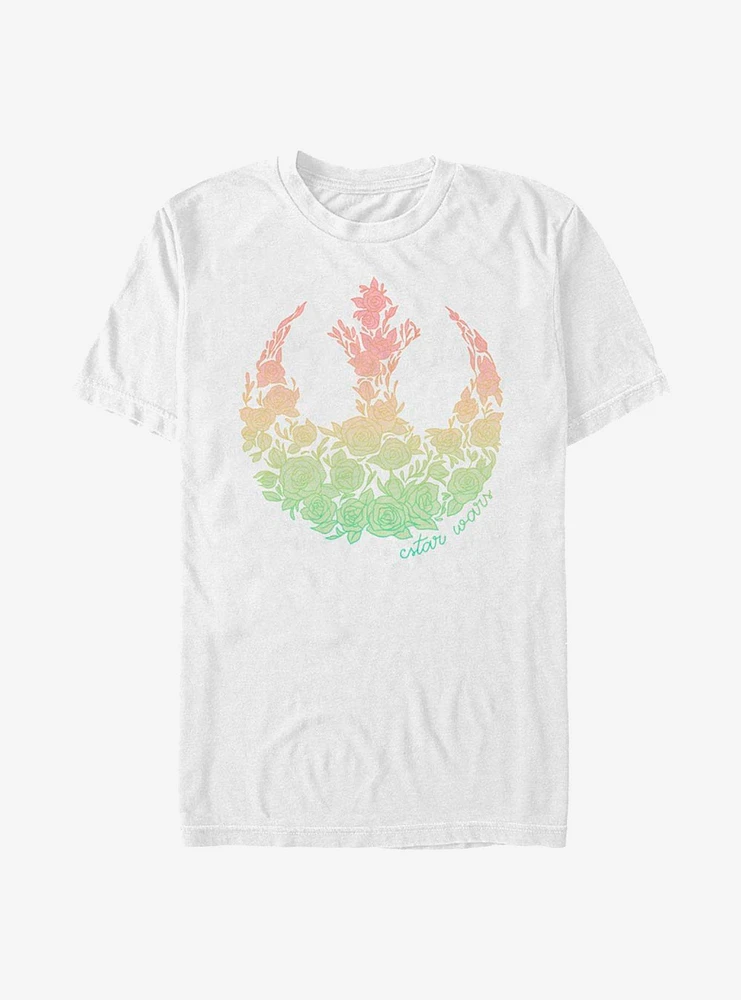 Star Wars Rainbow Rebel Roses T-Shirt