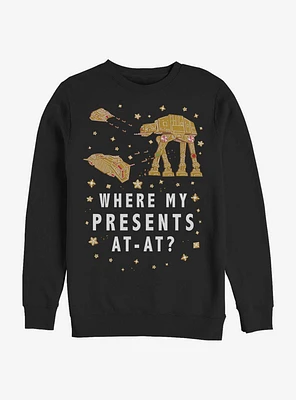 Star Wars Gingerbread At-At Crew Sweatshirt