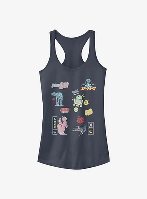 Star Wars Character Glitch Girls Tank