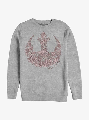 Star Wars Rose Rebel Crew Sweatshirt