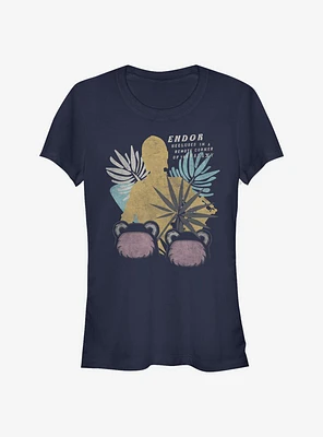 Star Wars Endor A Remote Corner Girls T-Shirt