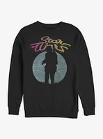 Star Wars Boba Fett Silhouette Crew Sweatshirt