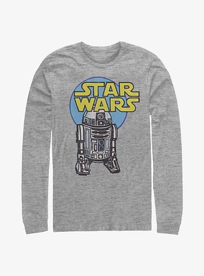Star Wars R2 Cartoon Long-Sleeve T-Shirt