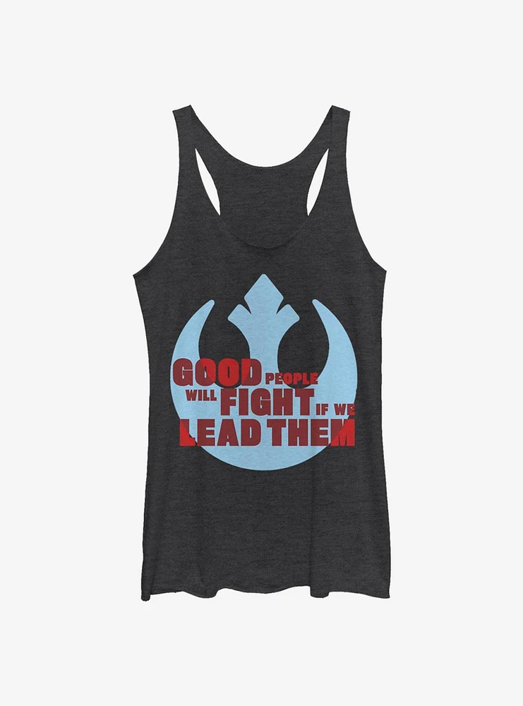 Star Wars: The Rise Of Skywalker Rebel Leader Girls Tank Top
