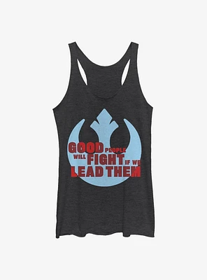 Star Wars: The Rise Of Skywalker Rebel Leader Girls Tank Top