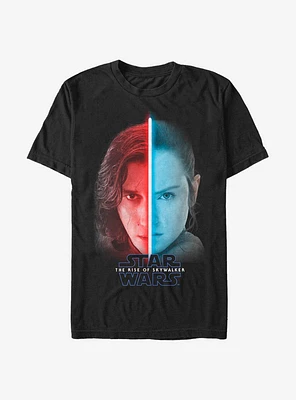 Star Wars: The Rise Of Skywalker Split Face T-Shirt