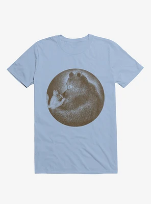 Miss You Bear Light Blue T-Shirt
