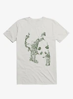 Sketch Of Nature Panda White T-Shirt