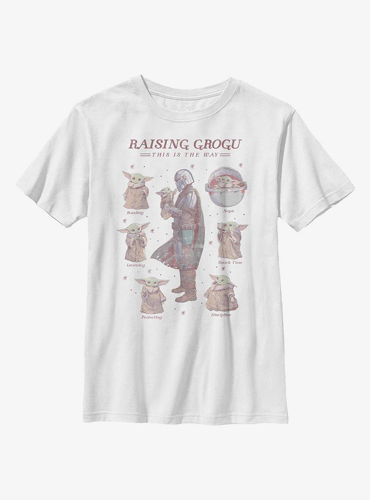 Star Wars The Mandalorian Raising Child Youth T-Shirt