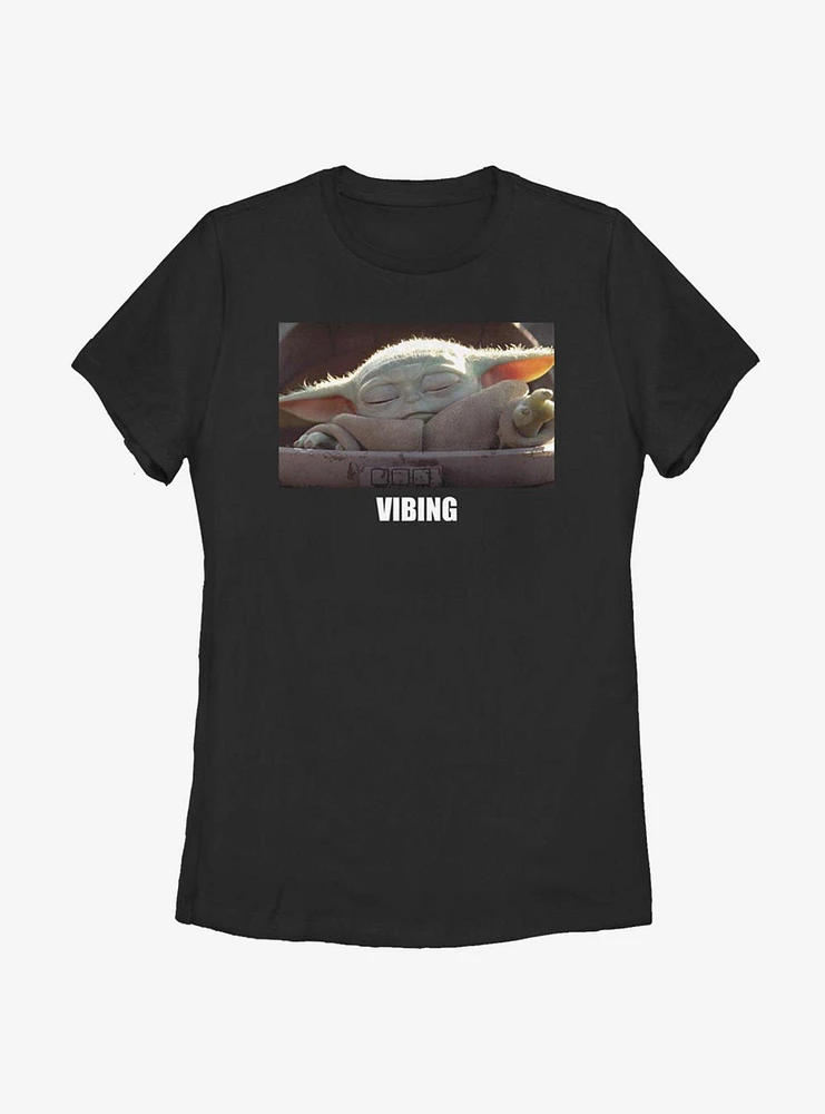 Star Wars The Mandalorian Vibing Womens T-Shirt